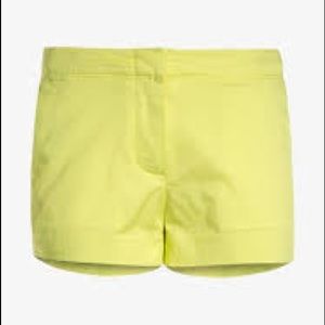 J Crew Girls Neon Yellow Frankie Short Size 14